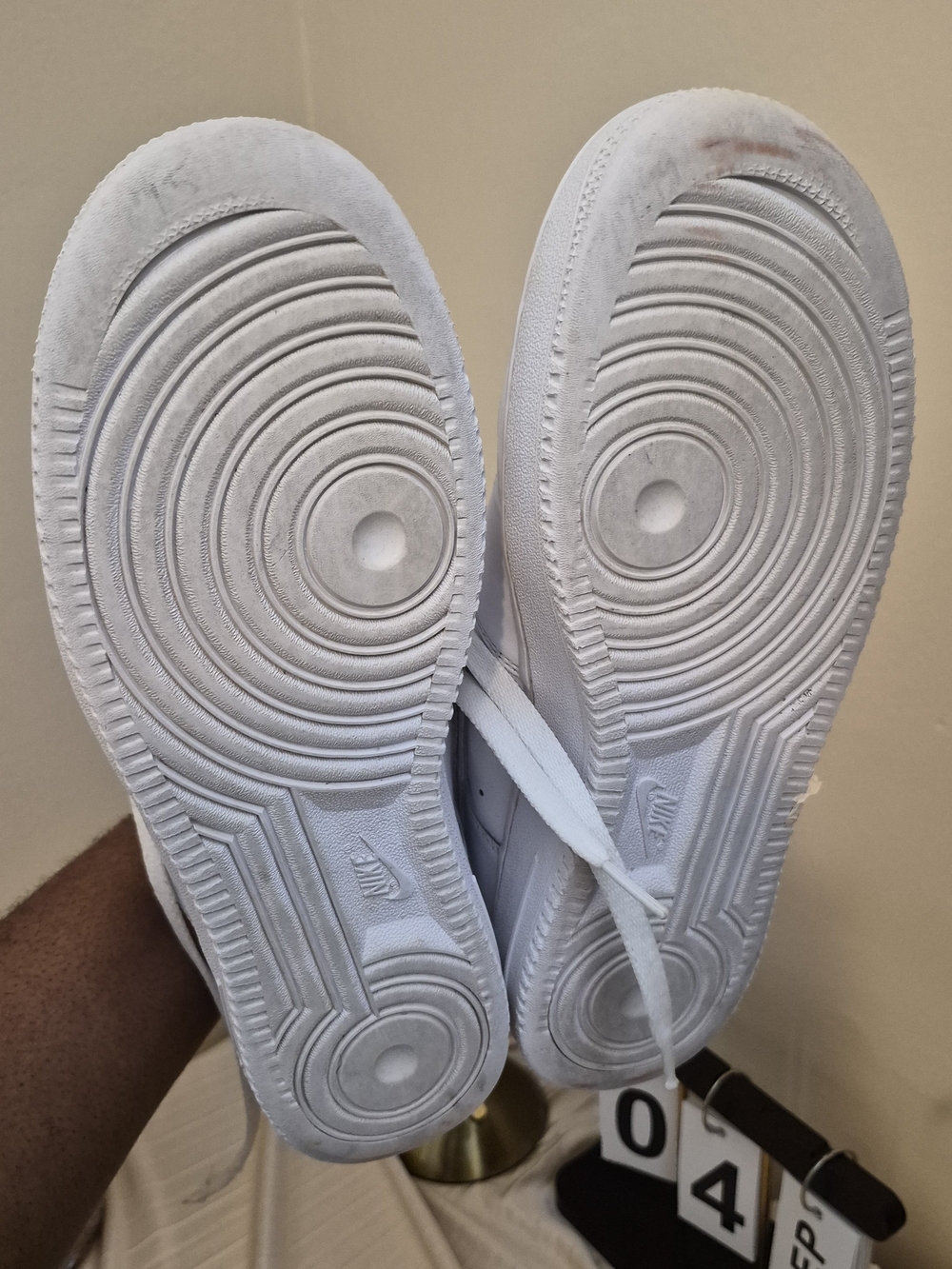 Nike All-White Low Top Sneakers - Picture 5 of 10
